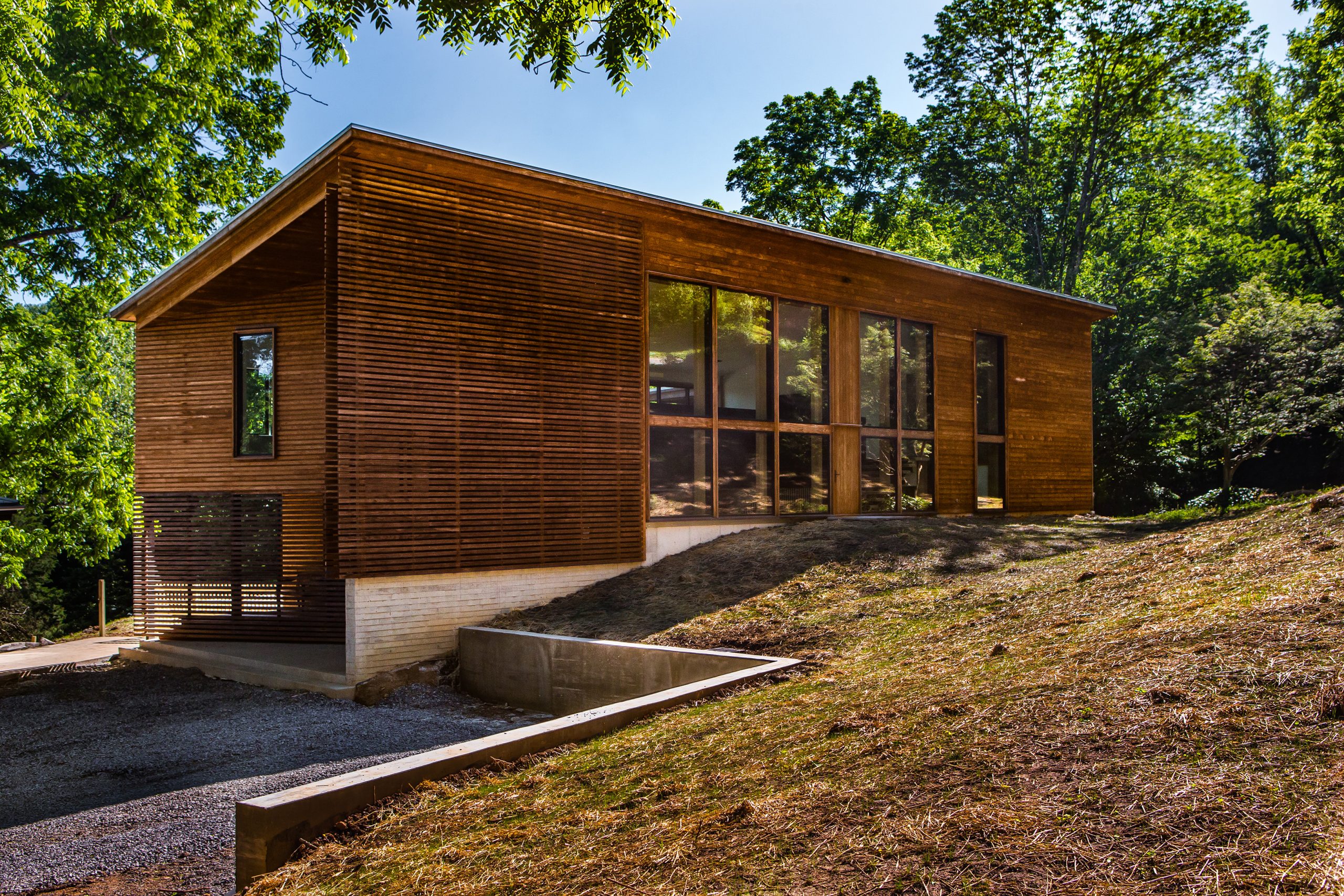 Wood Screen House Kebony USA